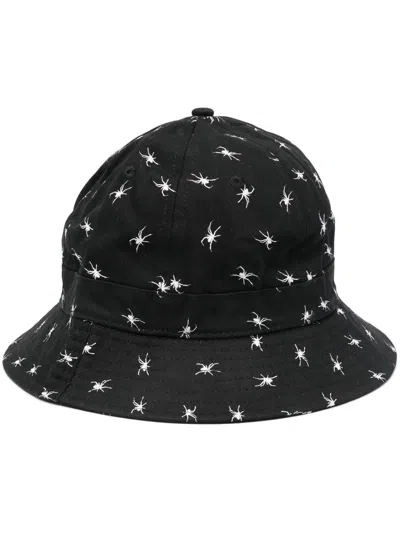 Ruslan Baginskiy Spider-print Twill Hart In Black