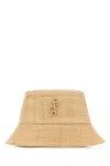 Ruslan Baginskiy Fabric Texture Wide Brim Hat In Naturalstraw