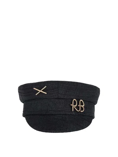Ruslan Baginskiy Straw Hat In Black