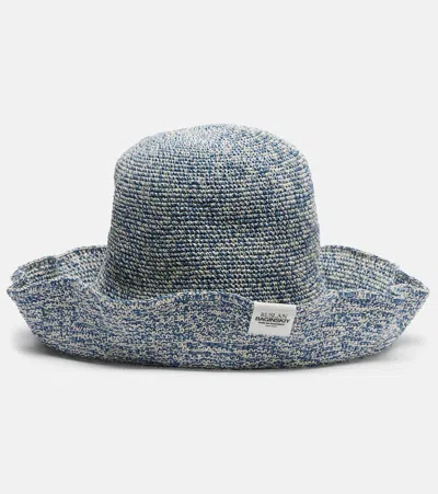 Ruslan Baginskiy Straw Hat In Blue