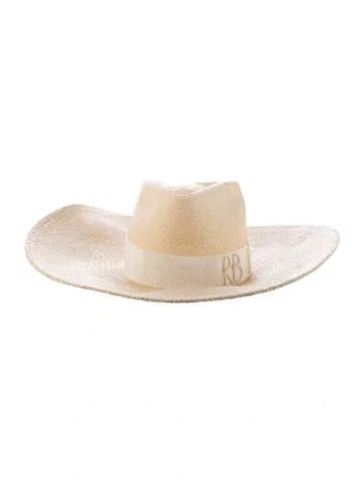 Pre-owned Ruslan Baginskiy Straw Sun Hat In Neutral