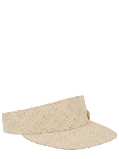 Ruslan Baginskiy Straw Visor Hat In Red