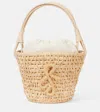 Ruslan Baginskiy Tote Hay Aus Stroh Mit Rattan In Beige
