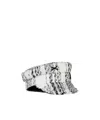 Ruslan Baginskiy Tweed-check Beret In White