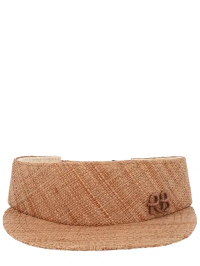 Ruslan Baginskiy Visiera In Paglia In Brown