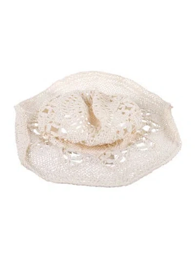 Pre-owned Ruslan Baginskiy White Wide Brim Hat With Tags
