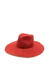 Ruslan Baginskiy Wide-brim Fedora Hat In Red
