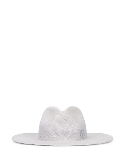Ruslan Baginskiy Wide Brim Raffia Hat In Neutral