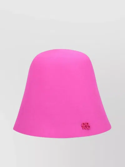 RUSLAN BAGINSKIY WIDE BRIM SOFT TEXTURE HAT