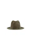 Ruslan Baginskiy Logo-embroidered Fedora Hat In Green