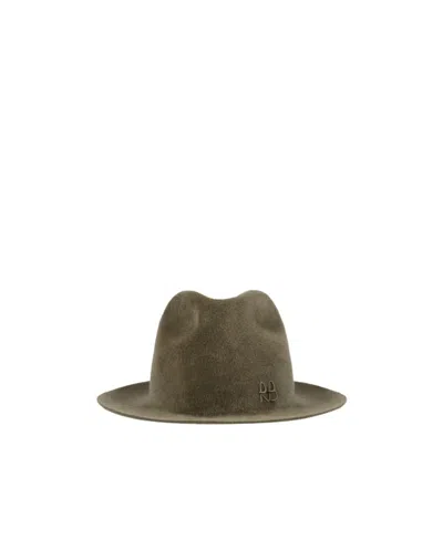 RUSLAN BAGINSKIY RUSLAN BAGINSKIY FEDORA FELT BRIM HAT