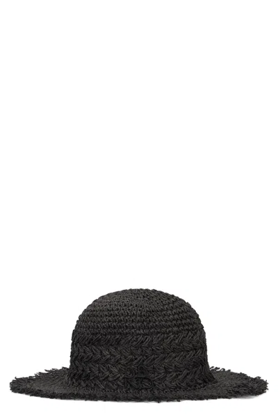 Ruslan Baginskiy Wide Cotton Hat In Black