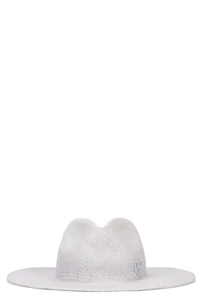 Ruslan Baginskiy Wide Hat In Raffia In Pattern