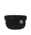 Ruslan Baginskiy Structured Hat Featuring Subtle Metal Accents In Black
