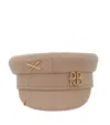 Ruslan Baginskiy Brown Solid Bakerboy Hat In Brown