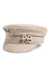 Ruslan Baginskiy Wool Blend Baker Boy Cap In Beige