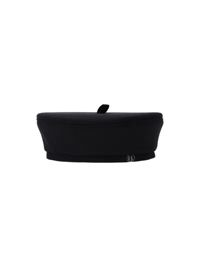 Ruslan Baginskiy Wool Blend Bucket Hat With Cotton Lining In Black
