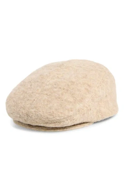 Ruslan Baginskiy Wool Blend Newsboy Cap In Beige