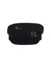 Ruslan Baginskiy Wool Hat With 'baker Boy' Brooch
