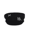 Ruslan Baginskiy Wool Hat With Rhinestones Baker Boy
