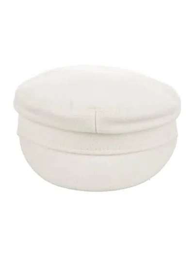 Pre-owned Ruslan Baginskiy Wool Newsboy Hat In Neutral
