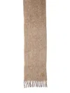 Ruslan Baginskiy Logo-embroidered Scarf In Brown