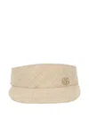 Ruslan Baginskiy Hand-dyed Straw Fedora Hat In Neutral