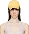 Ruslan Baginskiy Yellow Hand-embroidered Baseball Cap In Yellow