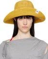 Ruslan Baginskiy Straw Bucket Hat In Yellow