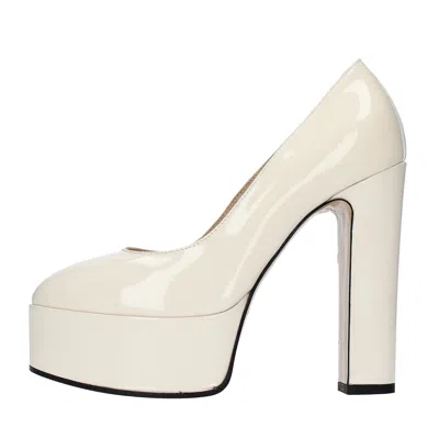 Russel-bromley Russel & Bromley With Heel Cream In Bianco Chiari E Naturali
