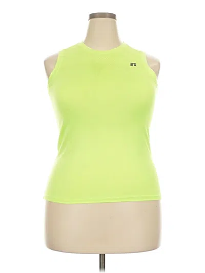 Pre-owned Russell Athletic Active Tank Top In Green