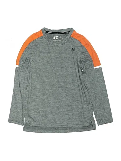 Pre-owned Russell Athletic Kids' Active T-shirt In Gray