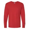 Russell Athletic Combed Ringspun Long Sleeve T-shirt In Multi
