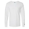 Russell Athletic Combed Ringspun Long Sleeve T-shirt In White