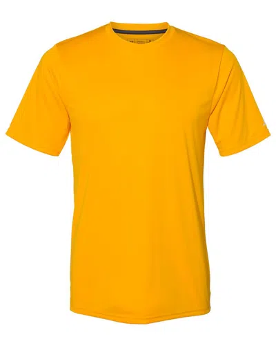 Russell Athletic Core Performance Short Sleeve T-shirt In Gold