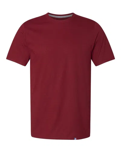 Russell Athletic Dri Power Cvc Performance T-shirt In Red