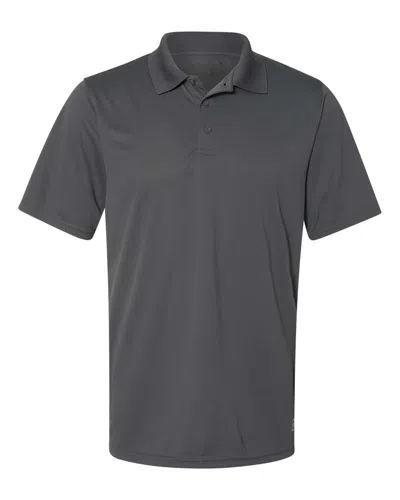 Russell Athletic Essential Short Sleeve Polo In Grey