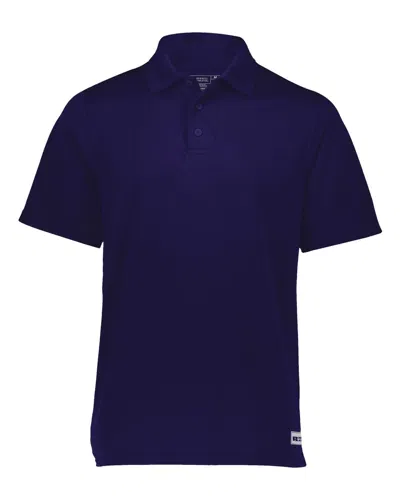 Russell Athletic Essential Short Sleeve Polo In Purple
