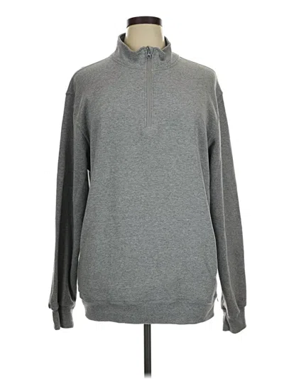 Pre-owned Russell Athletic Fleece Jacket In Gray