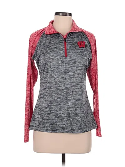 Pre-owned Russell Athletic Long Sleeve Polo Shirt In Red