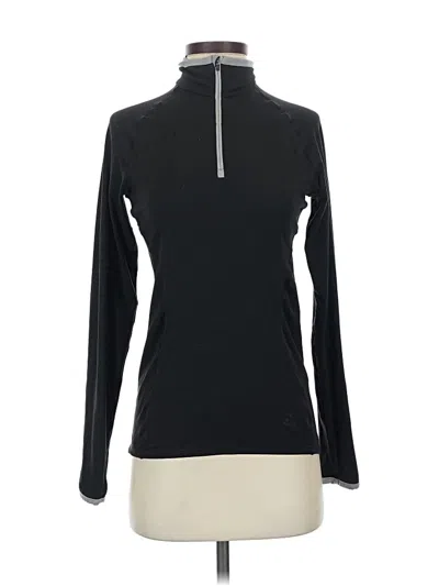 Pre-owned Russell Athletic Long Sleeve Top Black Turtleneck Tops