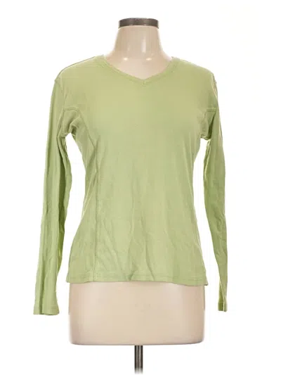 Pre-owned Russell Athletic Long Sleeve T-shirt In Green