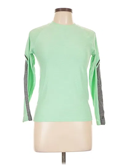 Pre-owned Russell Athletic Long Sleeve T-shirt In Green