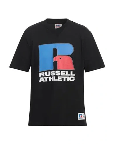 RUSSELL ATHLETIC RUSSELL ATHLETIC MAN T-SHIRT BLACK SIZE M COTTON