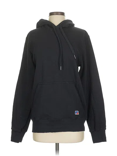 Pre-owned Russell Athletic Pullover Hoodie In Black