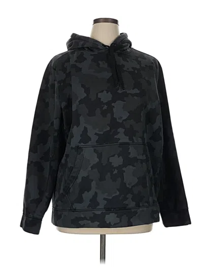 Pre-owned Russell Athletic Pullover Hoodie In Black