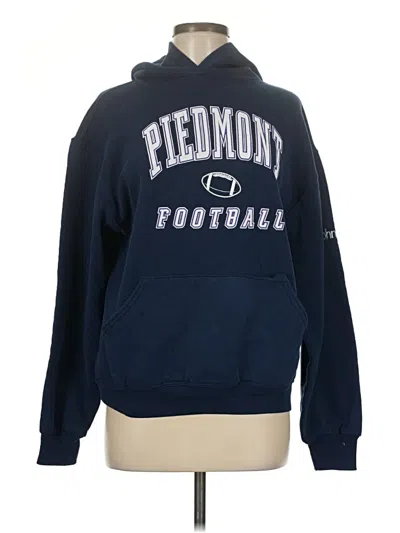 Pre-owned Russell Athletic Pullover Hoodie In Blue