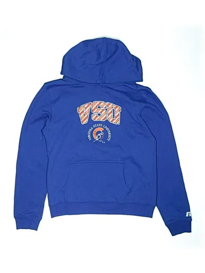Pre-owned Russell Athletic Kids' Pullover Hoodie In Blue