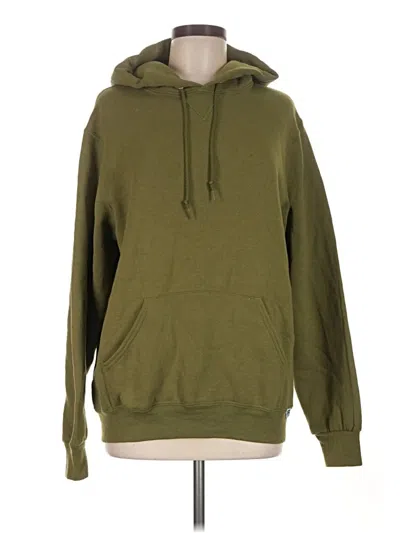 Pre-owned Russell Athletic Pullover Hoodie In Green