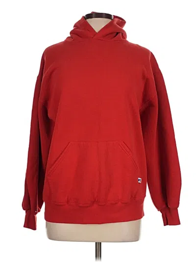 Pre-owned Russell Athletic Pullover Hoodie In Red